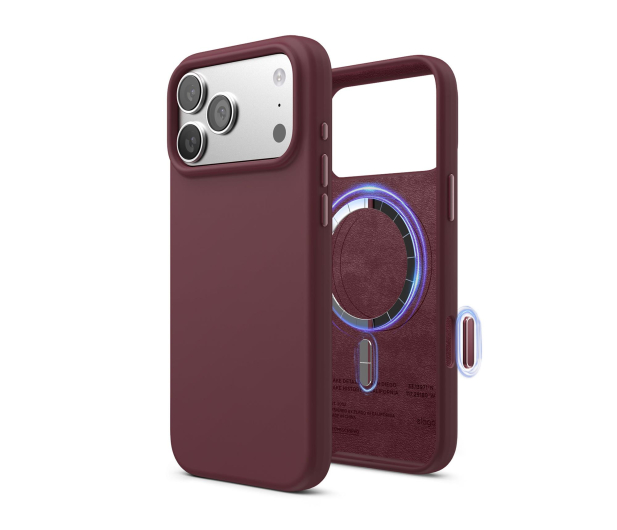 Elago Magsafe Silicon Case do iPhone 17 PRO Max Burgundy - 1360496 - zdjęcie